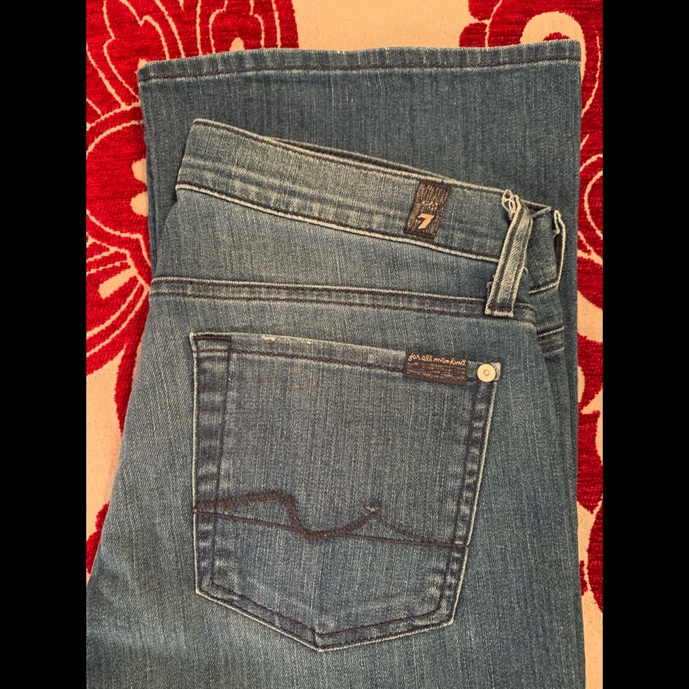 7 For All ManKind Jeans Bootcut - Picture 7 of 8